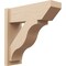 Ekena Millwork 8-in W x 24-in D x 24-in H Funston Slat Rough Cedar Woodgrain TimberThane Outlooker, Primed Tan OUTUR080X24X24FST24RCPR - alternate 1